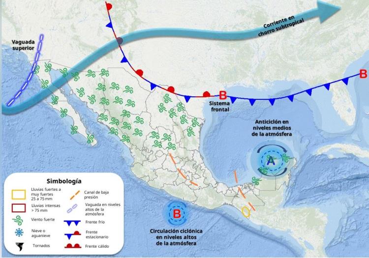 Clima en Sonora hoy 10 de febrero: Hay condiciones de lluvia en algunas regiones