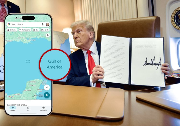 Google Maps renombra el Golfo de México a Golfo de América en su última actualización