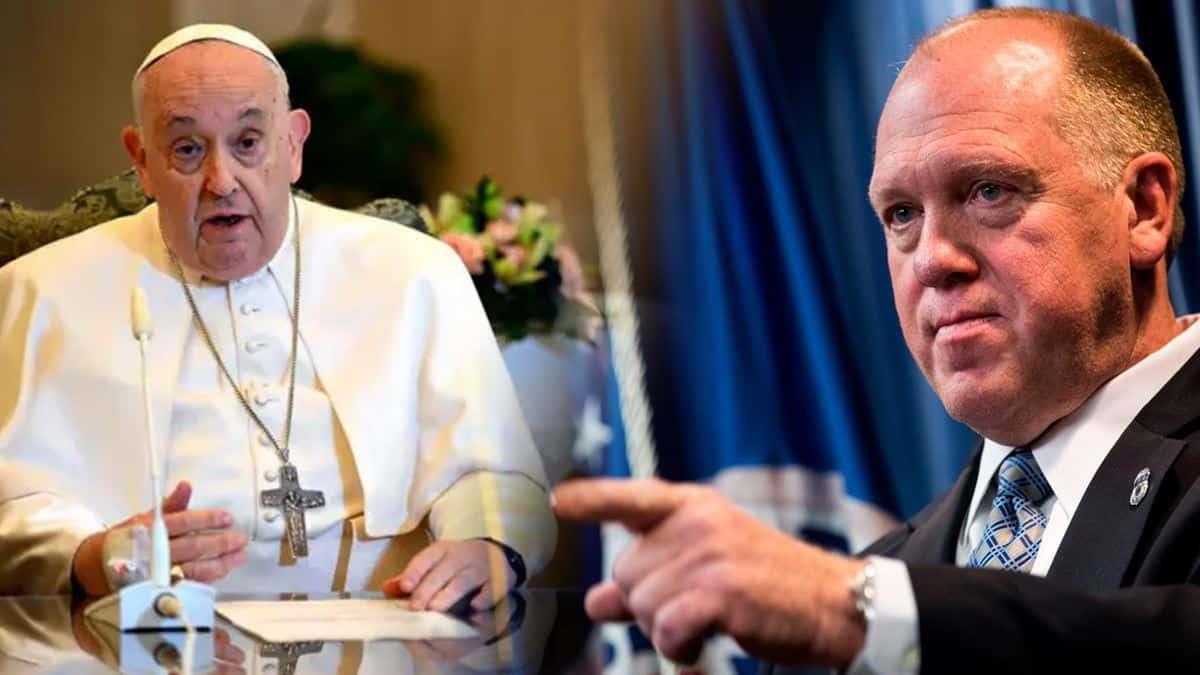 Papa Francisco critica trato de Estados Unidos a migrantes y “Zar de la Frontera” le revira y de qué modo