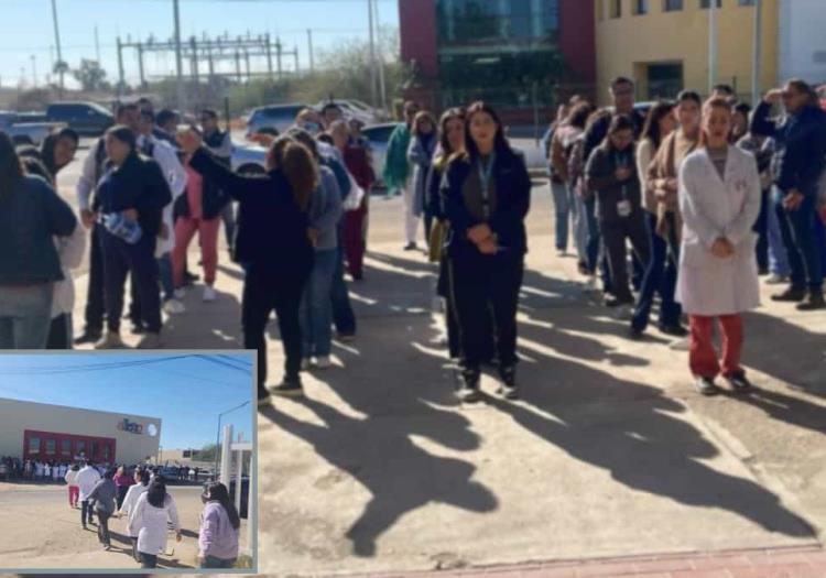 Fuga de gas en el Laboratorio Estatal de Salud Pública en Hermosillo