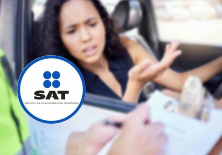 SAT informa de multas de 17 mil pesos para conductores que caigan en esta acción