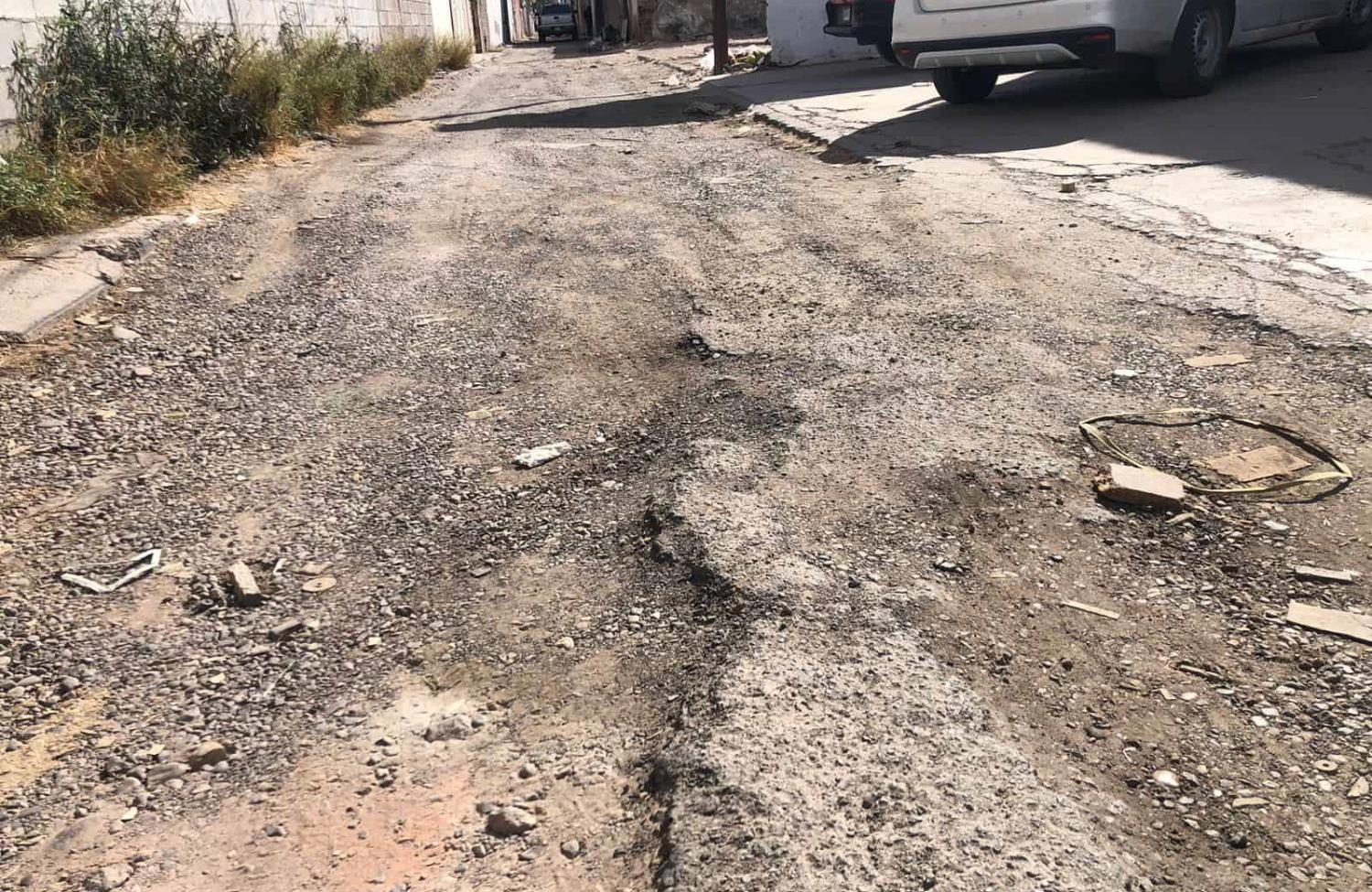 Vecinos de Cajeme piden pavimentación en callejones