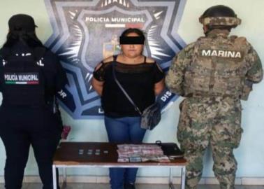 En la colonia Kino de Ciudad Obregón, detienen a mujer con droga