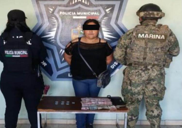 En la colonia Kino de Ciudad Obregón, detienen a mujer con droga