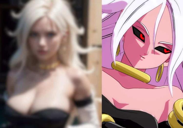 Dragon Ball: Así se vería la androide 21 en la vida real según la IA