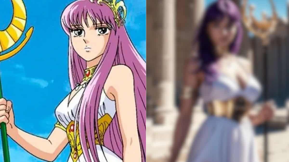 Así se vería Athena de Los Caballeros del Zodiaco en la vida real, según la IA