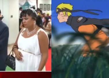 Novia huye de su boda corriendo como Naruto