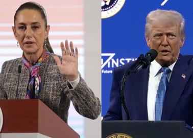 Trump elogia a Claudia Sheinbaum por su lucha contra el fentanilo