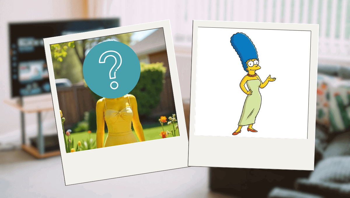 Así se vería Marge Simpson en la vida real, según la inteligencia artificial