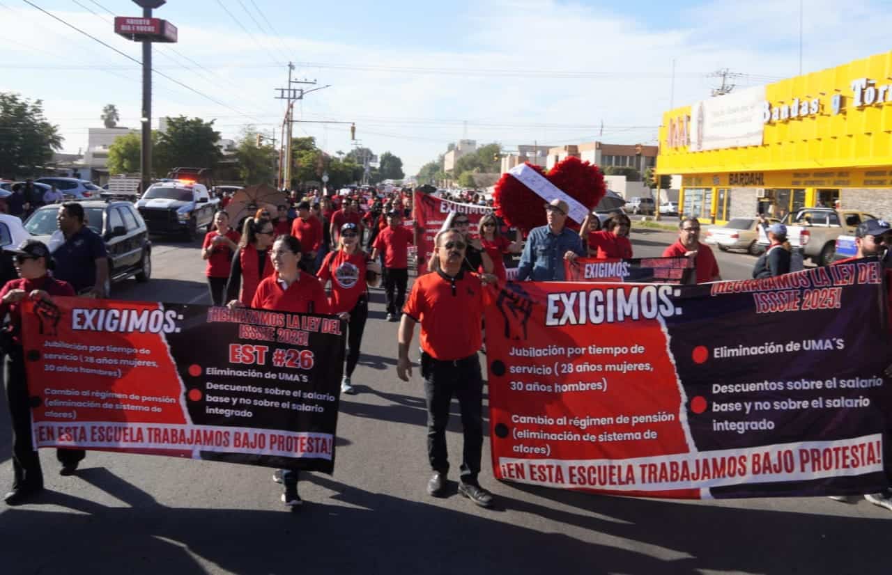 Se rebelan maestros contra Ley del Issste