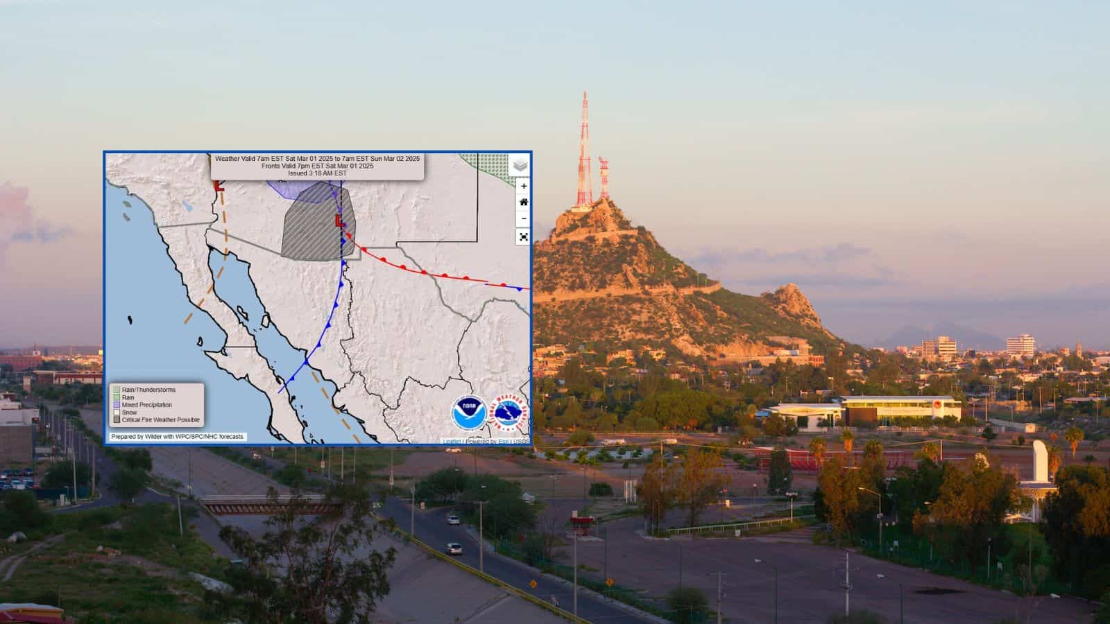 Clima en Hermosillo hoy 3 de marzo; inicia el mes con dos frentes fríos