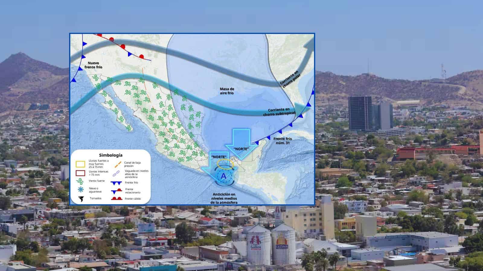 Clima en Hermosillo hoy 6 de marzo; se esperan fuertes vientos por frente frío