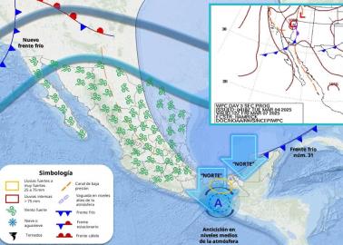 Clima en Sonora hoy 5 de marzo: Otro frente frío llegará esta semana, con lluvias y aguanieve