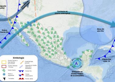 Clima en Sonora hoy 6 de marzo: Frente frío 32 llega con lluvias en algunas regiones