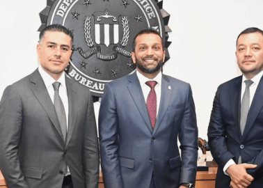 García Harfuch se reúne con el director del FBI en EE.UU.