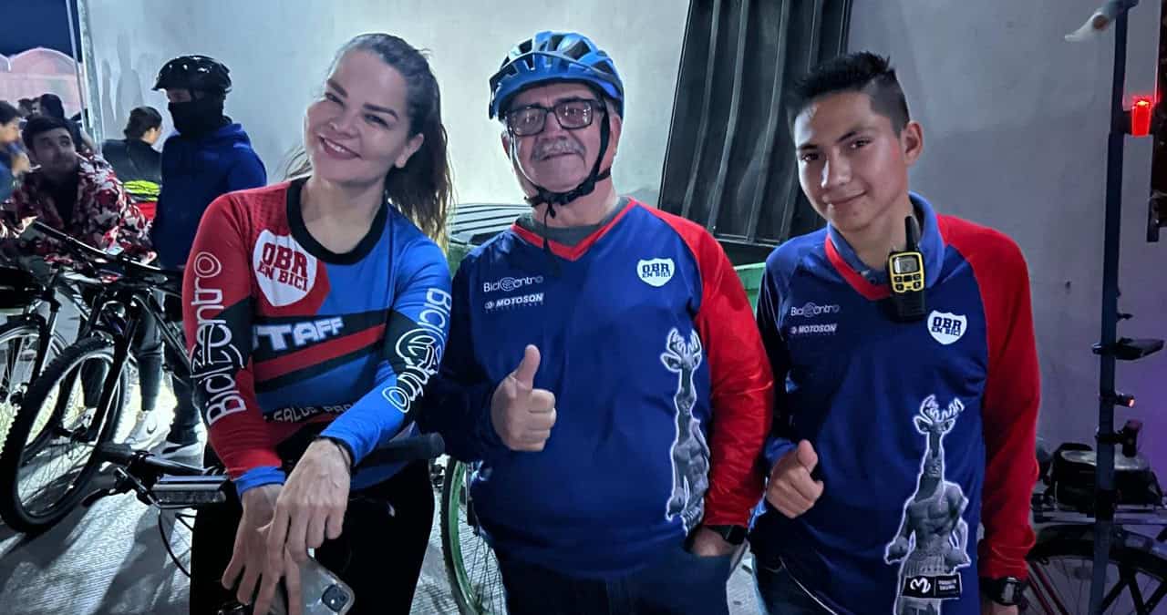 OCV recibe a pedaleada de OBR en Bici 555