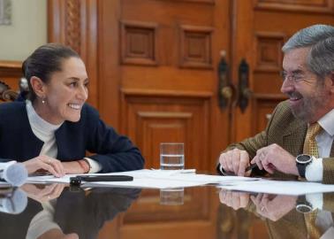 Ramón de la Fuente reconoce a Sheinbaum como la presidenta más respetada del mundo