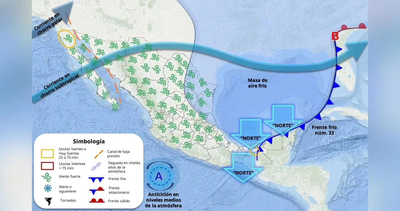Clima en Sonora hoy 10 de marzo: ¡Siguen los frentes fríos! Se esperan dos esta semana