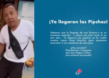 "Llegaron las pipshas": cadena de Pizzas busca a los autores de la frase