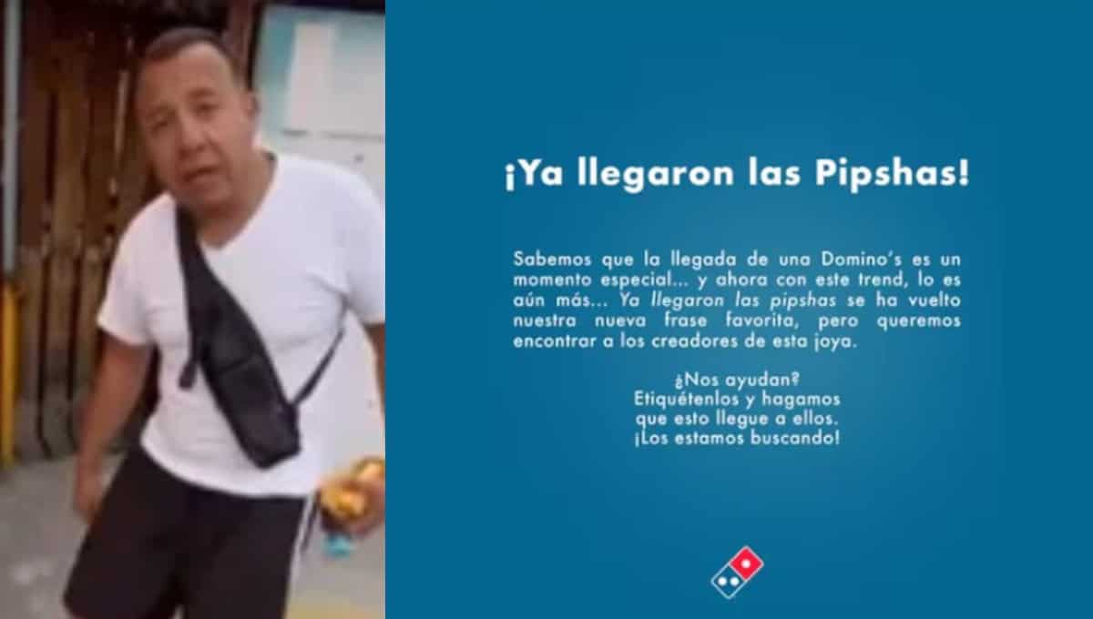 Llegaron las pipshas: cadena de Pizzas busca a los autores de la frase