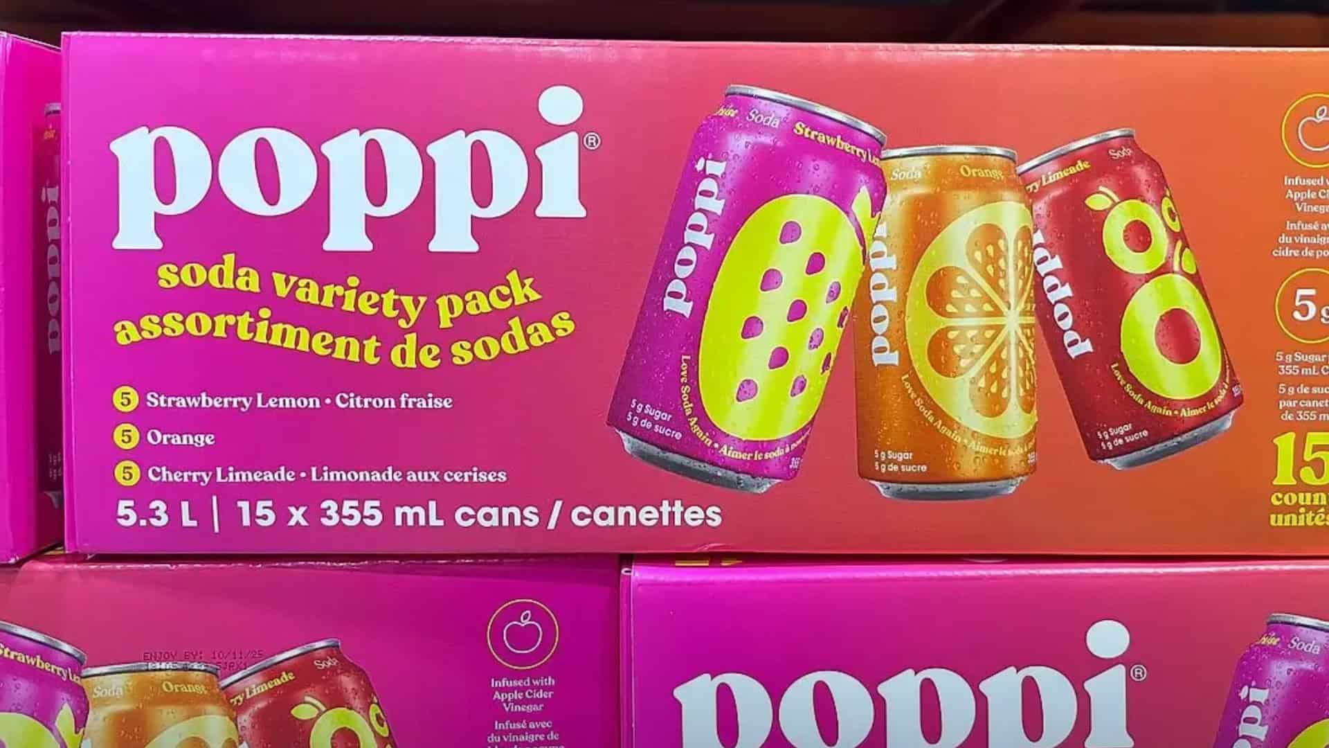 PepsiCo busca comprar Poppi, el refresco saludable de Costco