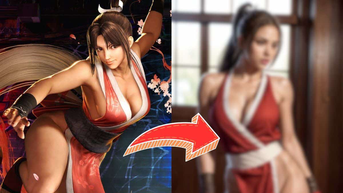 Así se vería Mai Shiranui de The King of Fighters en la vida real, según la IA