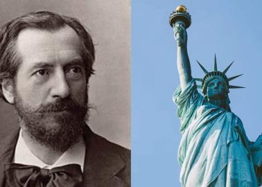 ¿Quién es el diseñador de la Estatua de la Libertad y cómo llegó a Estados Unidos?