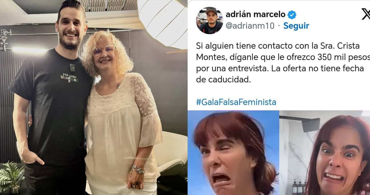 Adrián Marcelo graba con mamá de Gala Montes, ¿Aceptaría el dinero que el influencer le ofrecía?