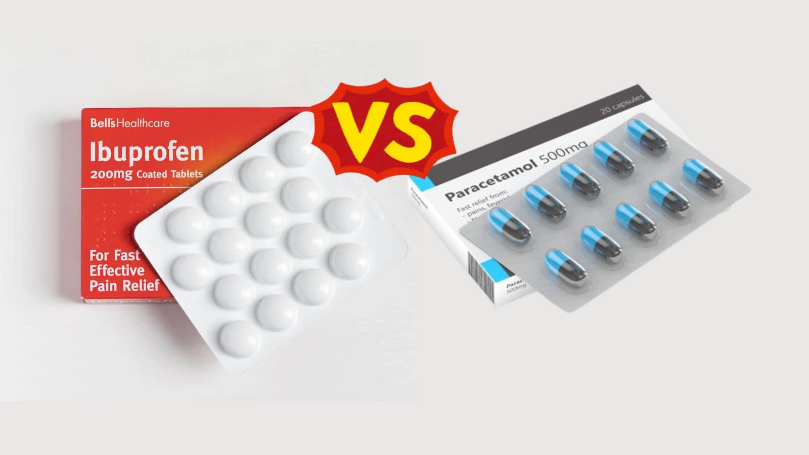 Ibuprofeno vs paracetamol ¿Cuáles son sus diferencias y para qué sirve cada uno?