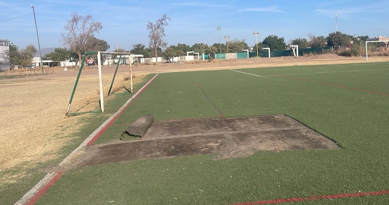 Vandalizan módulo deportivo de la Michoacán