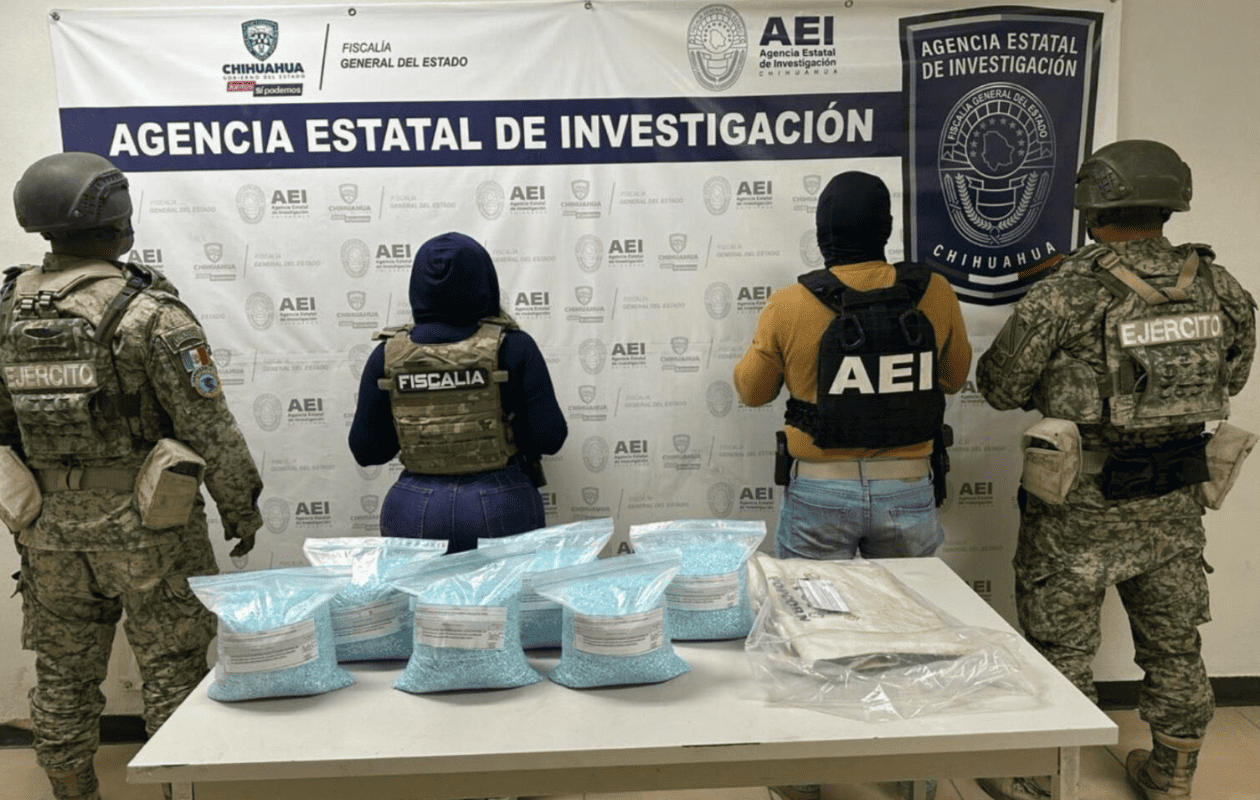 Aseguran más de 16 kilos de fentanilo tras persecución en Ciudad Juárez