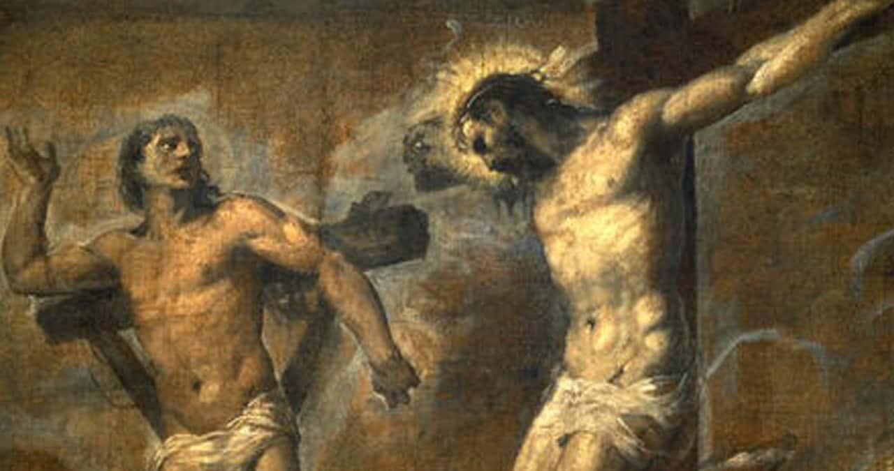 Santoral de hoy 25 de marzo: Dimas, El Buen Ladrón, el único santo canonizado por Jesús