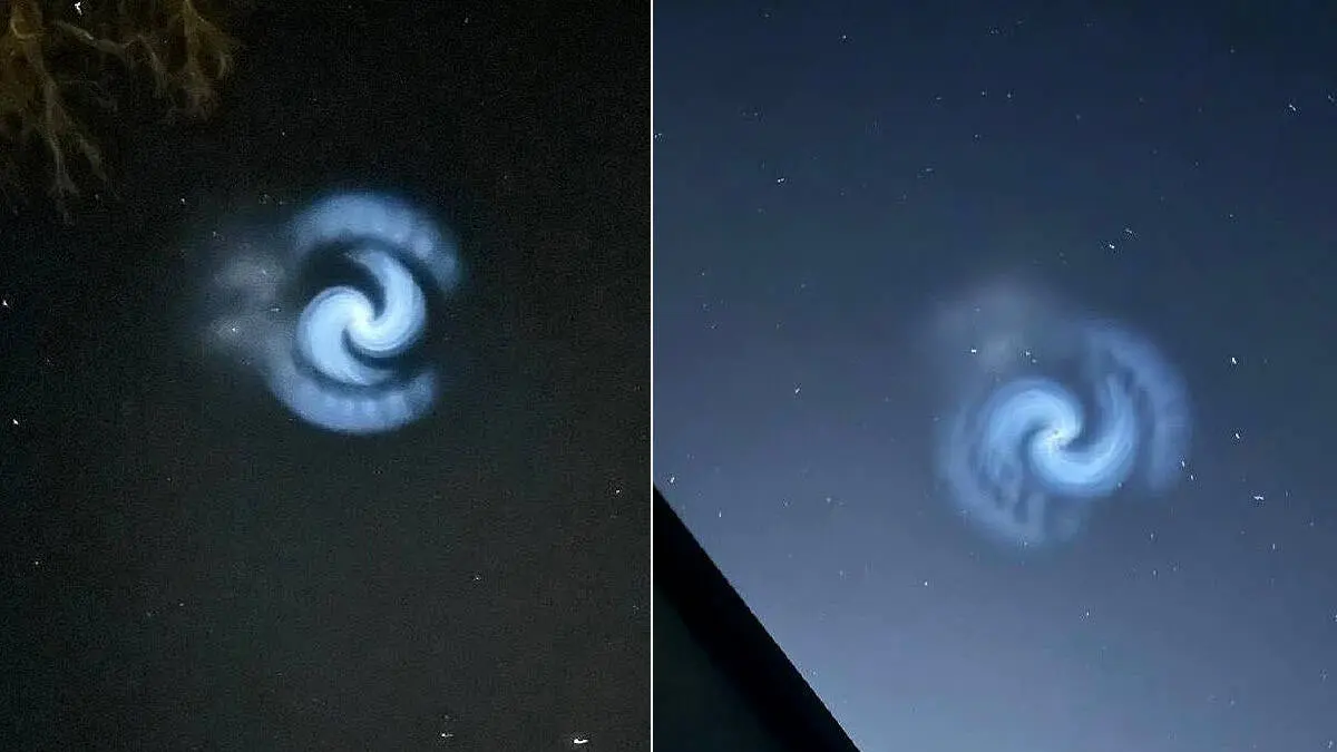 VIDEO | Captan extraña formación espiral en el cielo de Europa