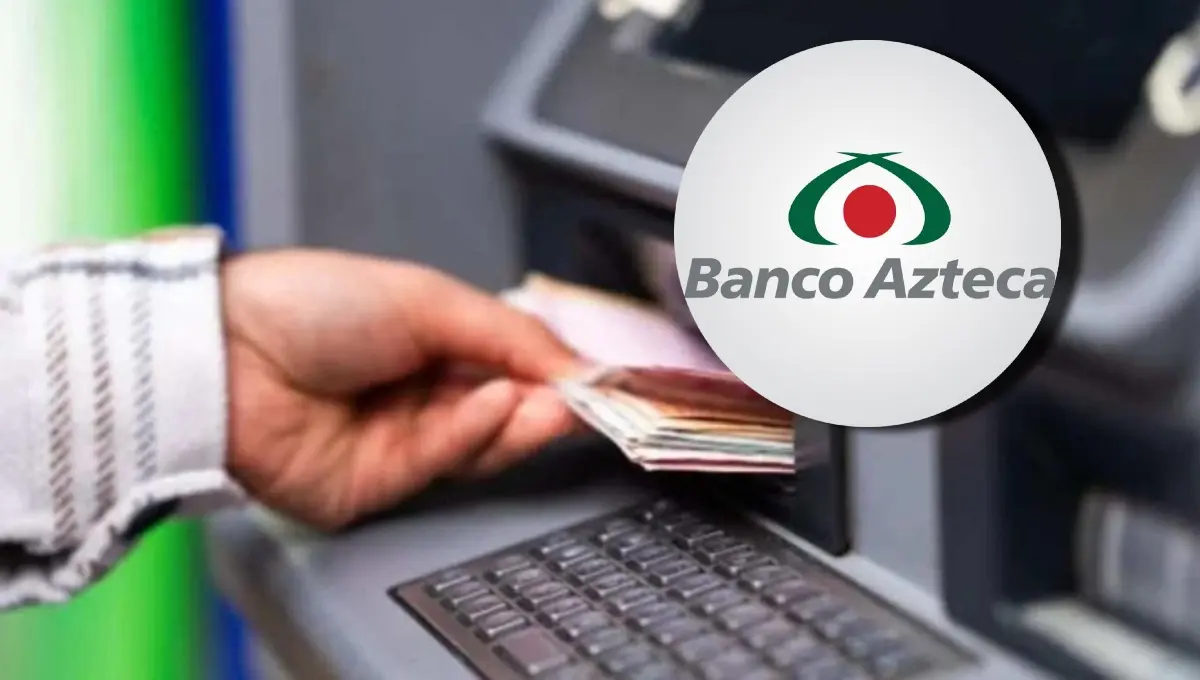 Banco Azteca informa cambios en los retiros de efectivo en cajeros. Foto: Original