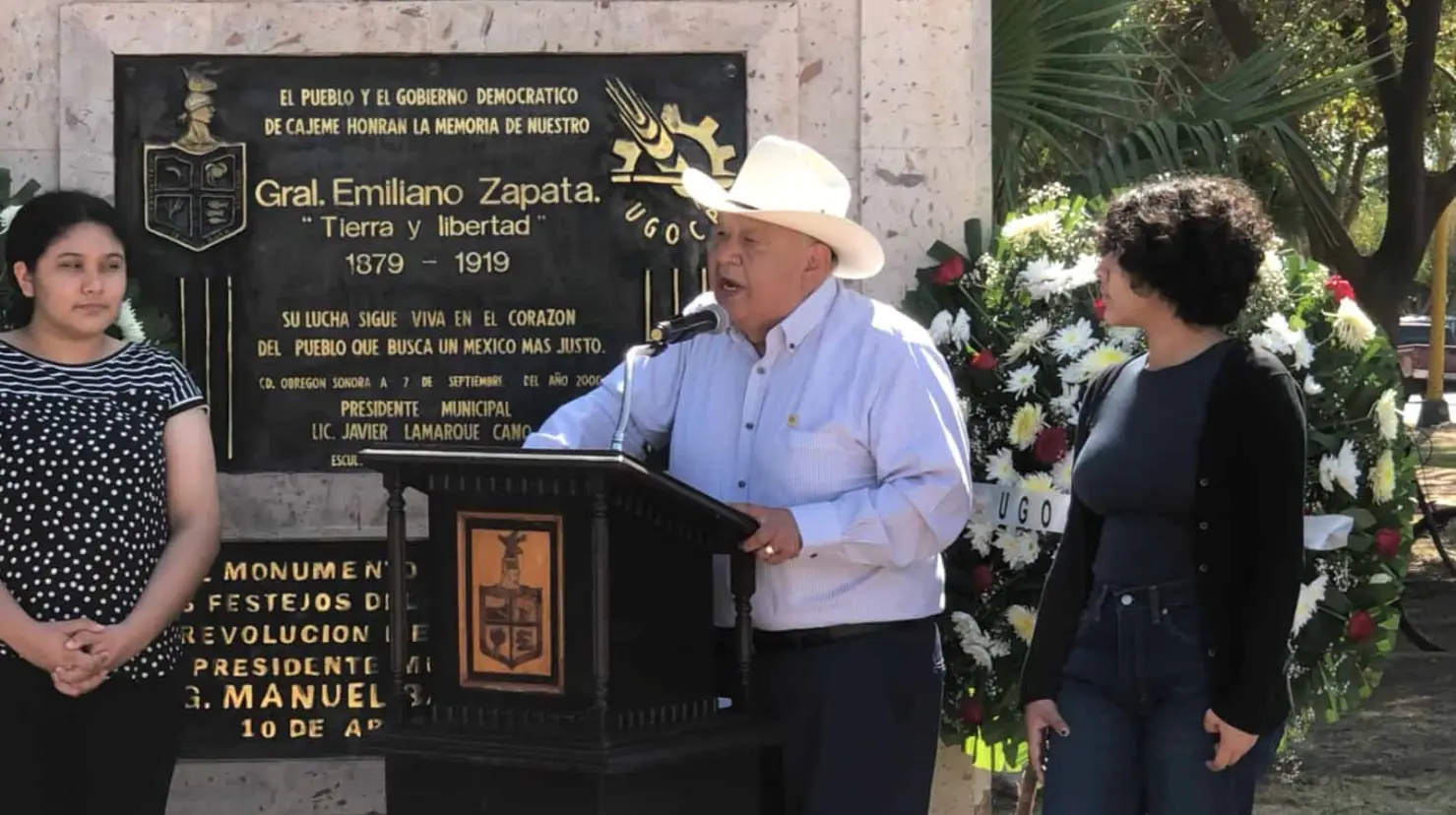 Conmemoran 106 aniversario luctuoso del general Emiliano Zapata