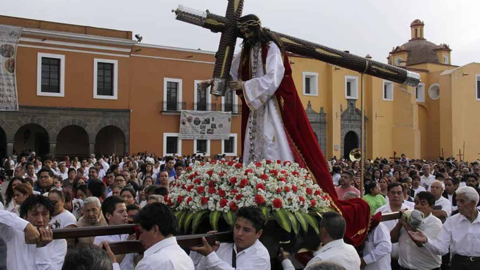Viacrucis en Puebla