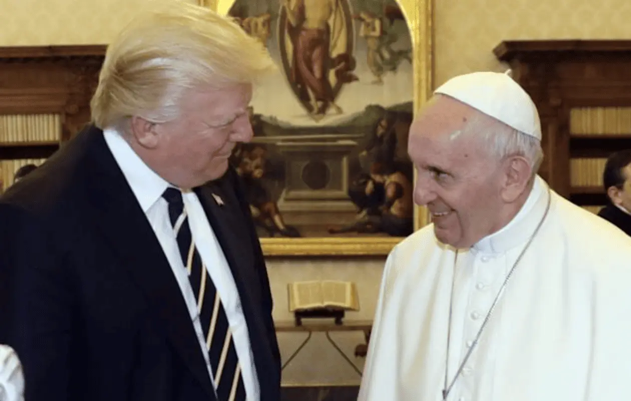 Trump fue recibido en El Vaticano durante su primer mandato como presidente de Estados Unidos.