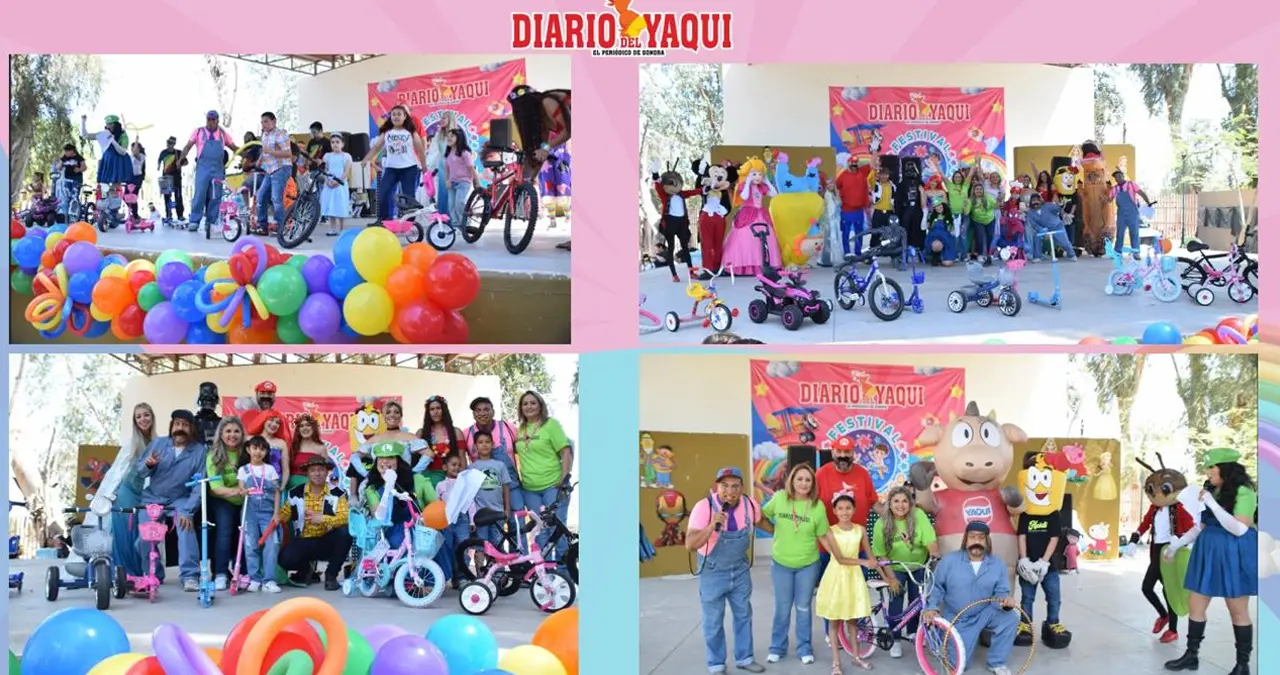 Gran Festival del Día del Niño de Diario del Yaqui: ¡Diversión garantizada para los más pequeños!