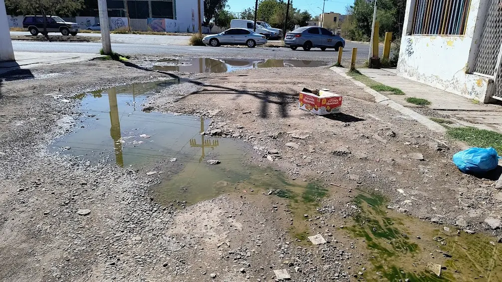 Urgen rehabilitación de calles en la colonia Sochiloa