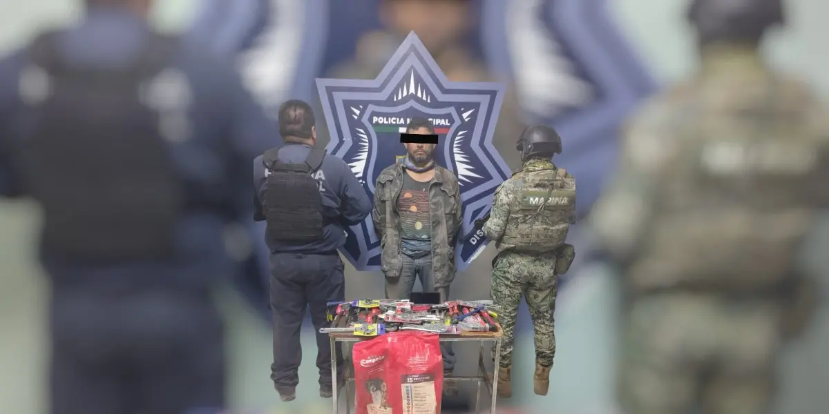 “Cae” ladrón de ferretería en Urbi Villas del Rey, al poniente de Ciudad Obregón
