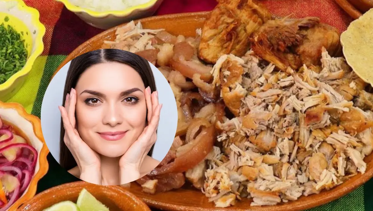 Esta parte de las carnitas es rica en nutrientes para producir colágeno. Foto: Original