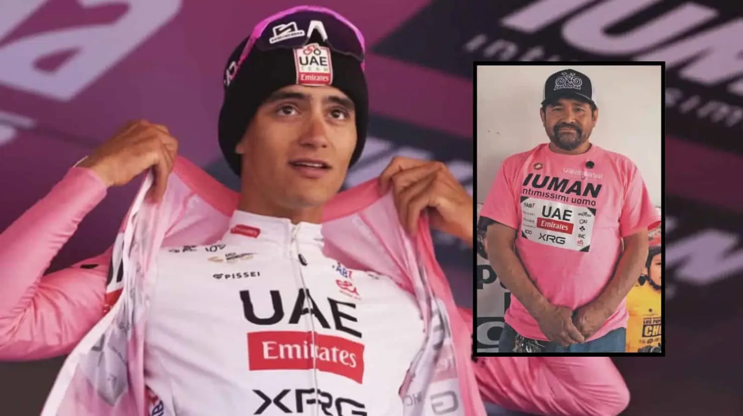 Él es Don Chon, el entrenador que impulsó al ciclista Isaac del Toro