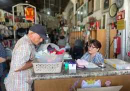 Baja arribo de migrantes en Bazar Solidario