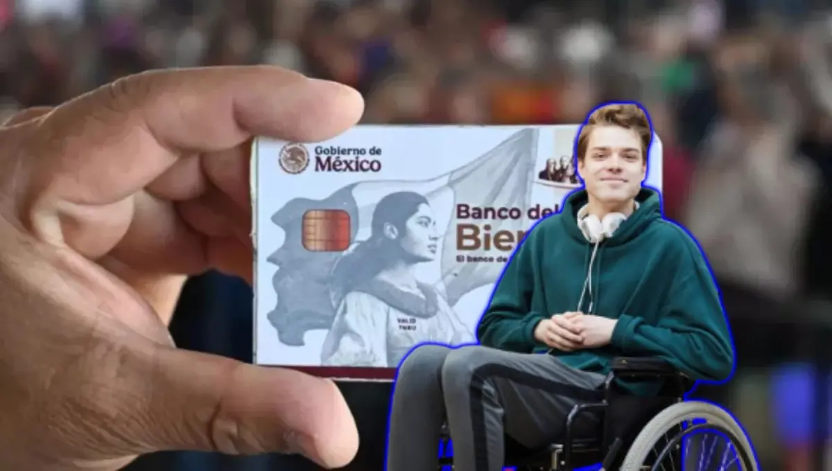 Fechas para recoger la tarjeta de la Pensión Bienestar para personas con discapacidad. Foto: Original