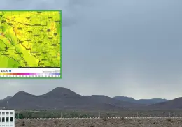 Frente frío fuera de temporada: Se esperan fuertes vientos, lluvias y tormentas eléctricas en Sonora