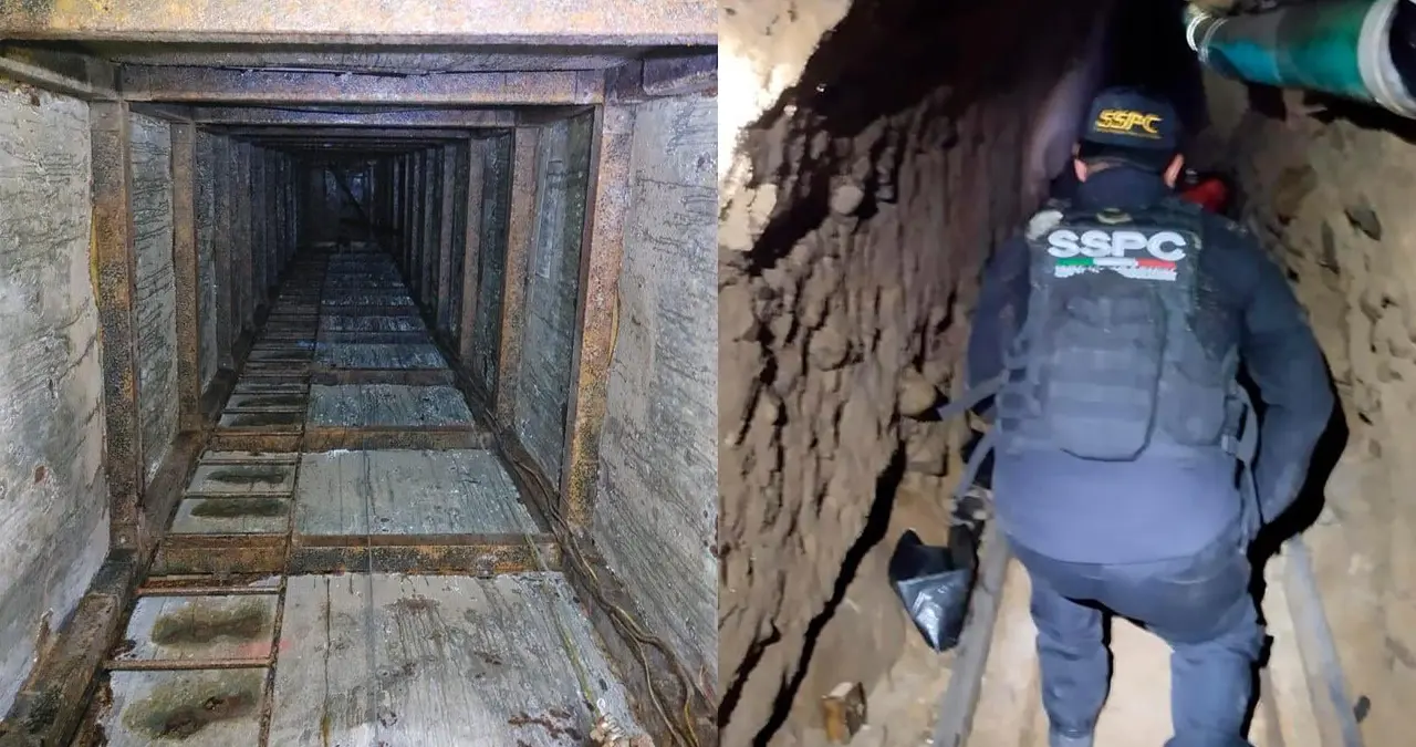 Hallan narcotúnel altamente sofisticado en la frontera de Tijuana con San Diego