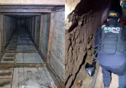 Hallan narcotúnel altamente sofisticado en la frontera de Tijuana con San Diego