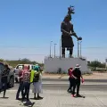 Yaquis bloquean la carretera Internacional 15