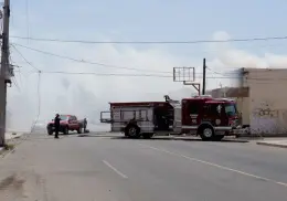 Fuerte incendio en el Centro de Ciudad Obregón