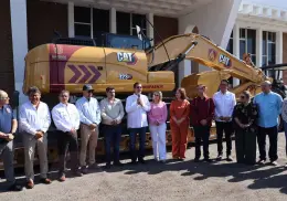 Llega más maquinaria a Navojoa, representa 6.8 millones en inversión